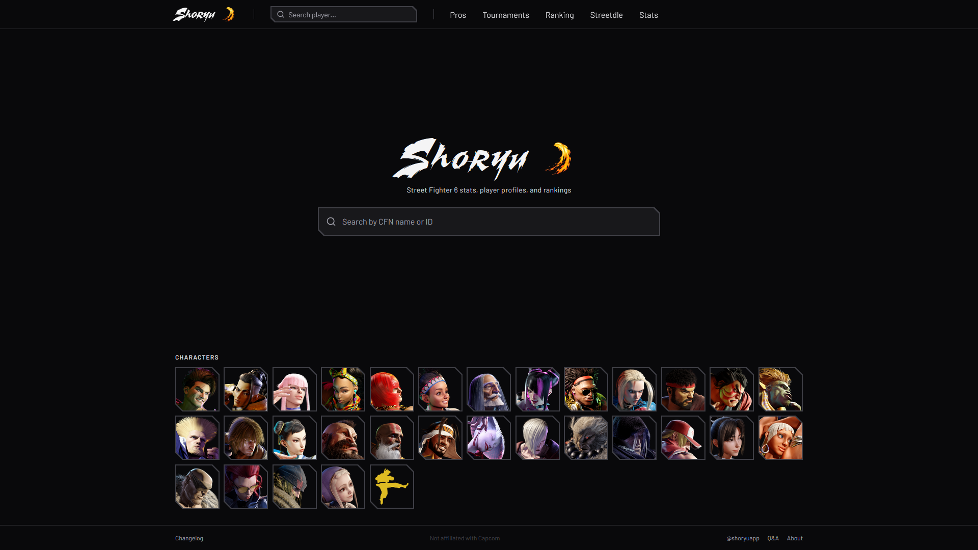 Shoryu app screenshot